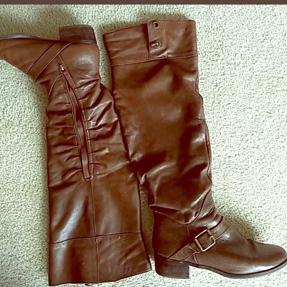 Brown tall Riding Boots